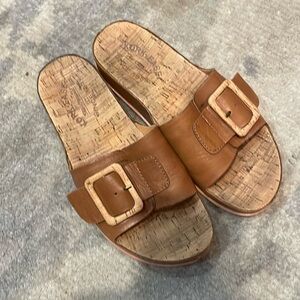 Kork-Ease Tutsi Buckle Slides in Tan 7